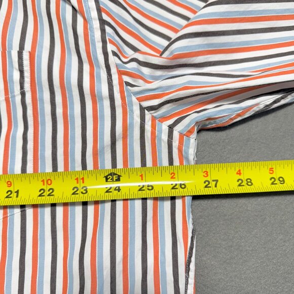 Tommy Hilfiger Men's Long Sleeve Buttons Striped Multicolor Shirt Size XXL - Picture 7 of 8